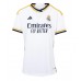 Real Madrid David Alaba #4 Koszulka Podstawowych Kobiety 2023-24 Krótki Rękaw